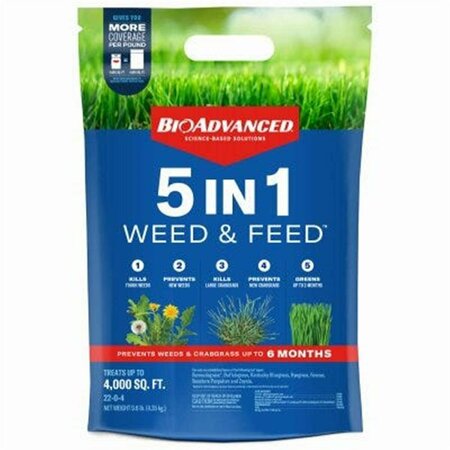 PG PERFECT 4 m 5-in-1 Lawn Fertilizer Weed & Feed Covers 4000 sq. ft. PG3857456